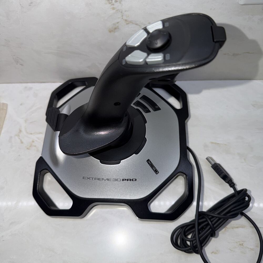 Logitech G Extreme 3D Pro Joystick USB Game Controller J-UK17 Fully Tested Works - Picture 2 of 11
